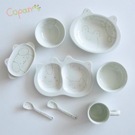【重山陶器】【コパン】　仕切り皿＜波佐見焼＞