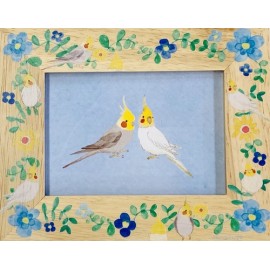 フォトフレーム☆ボタニカルことりシリーズ【鳥】