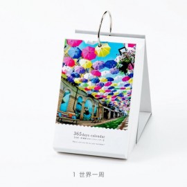 ＜万年タイプ＞ 365日 絶景 日めくりカレンダー　2023